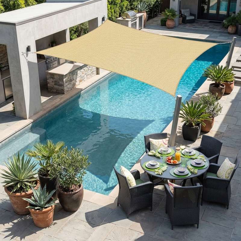 Produkty slnečnej clony HDPE Shade Sail Home Produkty slnečnej clony HDPE Shade Sail Home