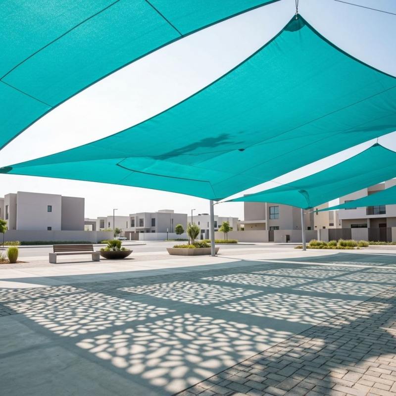 Markíza Shade Sail 100% Virgin HDPE UV Block Permeabilná sieťovina